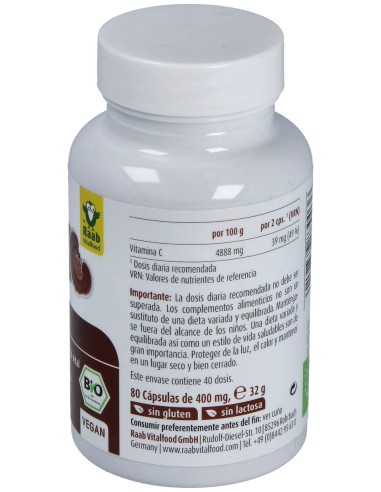 Raab Vitalfood Reishi Bio 80Caps