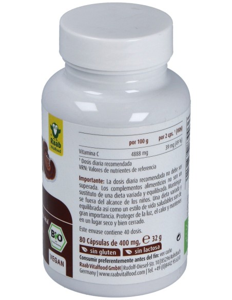 Raab Vitalfood Reishi Bio 80Caps