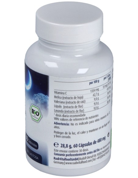 Raab Vitalfood Melisa Valeriana Lupulo 60Caps