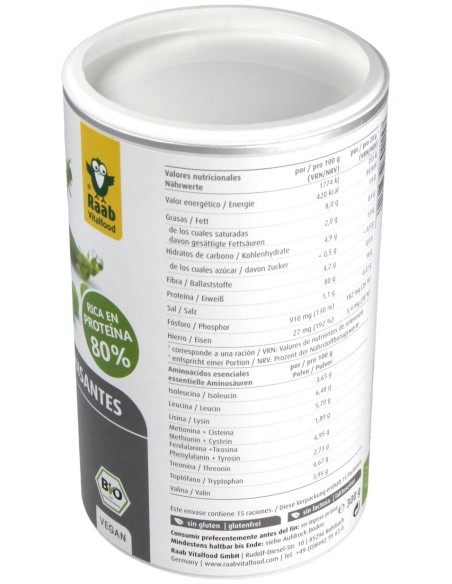 Proteina De Guisante Natural 300Gr. Bio