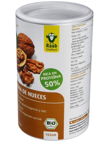 Raab Vitalfood Proteina De Nueces Natural Bio 420G