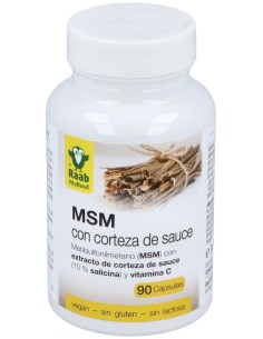 Msm Con Corteza De Sauce 630Mg 90Cap. Sg Vegan