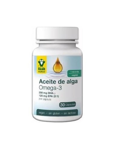 Raab Vitalfood Aceite De Alga Omega 3 1183Mg...