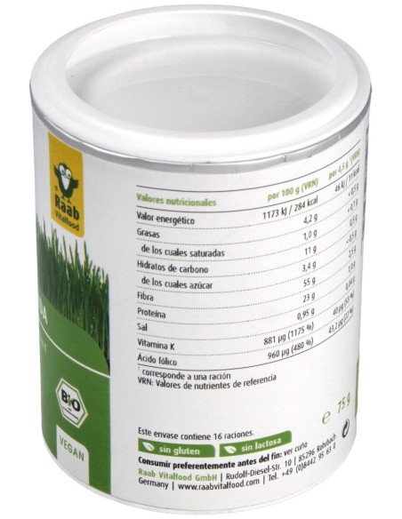 Verde De Cebada Polvo 75Gr. Bio