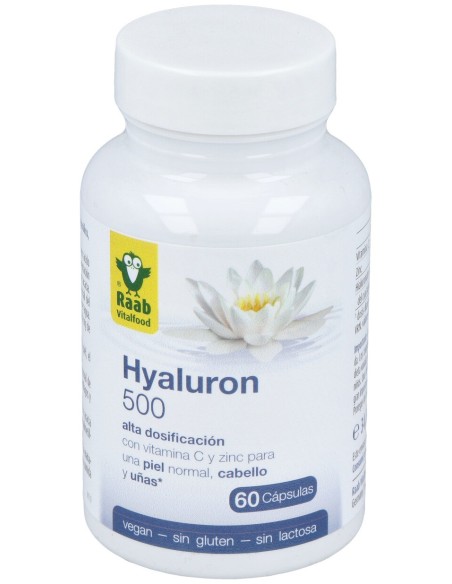 Raab Vitalfood Hyaluron 500Mg 60Caps