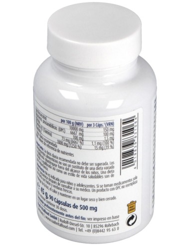 Raab Vitalfood Resveratrol Con Opc 90Caps