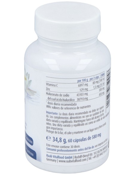 Raab Vitalfood Hyaluron 500Mg 60Caps
