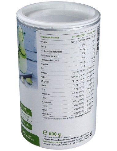 Raab Vitalfood Iso-Mineral Sabor Lima 600G