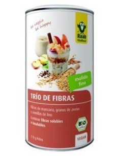 Raab Vitalfood Trio Fibras Manzana + Avena + Lino Bio...