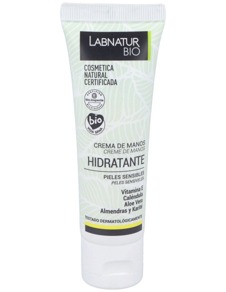 Labnatur Bio Crema De Manos Hidratante Pieles Sensibles 50Ml