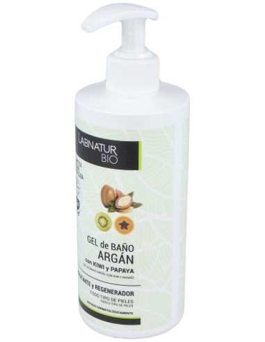Labnatur Bio Gel De Baño Argan Kiwi Y Papaya 450Ml
