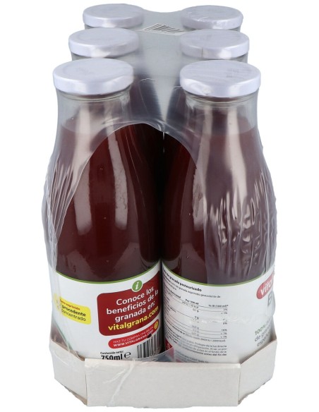 Vitalgrana Zumo De Granada Bio 6X750Ml