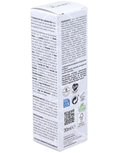 Crema Contorno De Ojos Detox Ginseng 30Ml. Bio