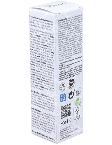 Crema Contorno De Ojos Detox Ginseng 30Ml. Bio