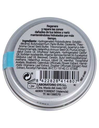 Balsamo Labial Repara Argan-Eucalipto 15Ml.