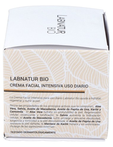 Crema Facial Intensiva Salvia Macadamia 50Ml. Bio