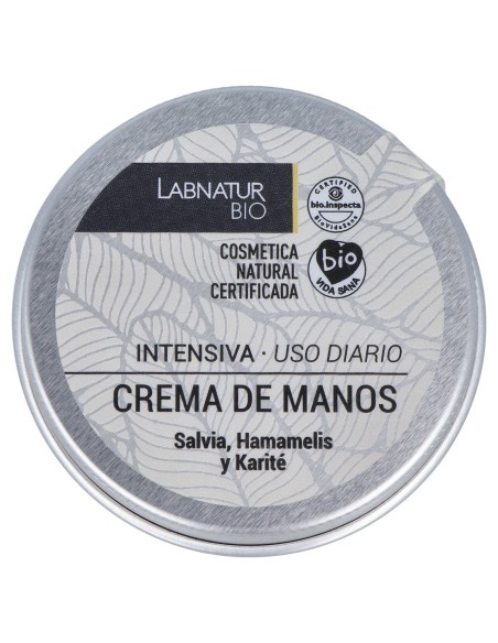 Crema De Manos Intensiva Salvia Hamamelis 50Ml Bio