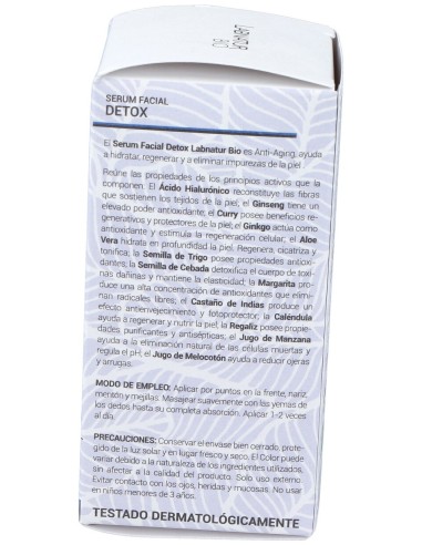 Labnatur Bio Sérum Facial Detox Ginseng Curry...