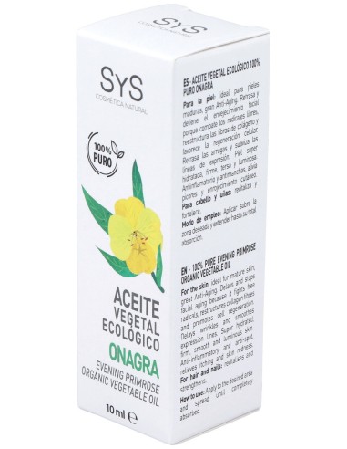 Sys Evening Primrose Pure Vegetable Oil 10Ml