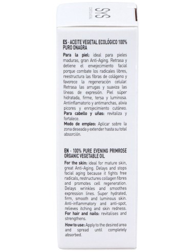 Sys Evening Primrose Pure Vegetable Oil 10Ml