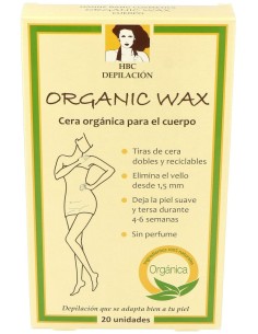 H.B.C. Cera Organica-Cuerpo 20 Tiras