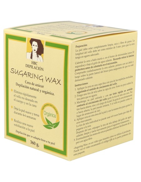 H.B.C. Cera Orgánica Azucarada 360G