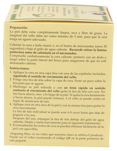 H.B.C. Cera Orgánica Azucarada 360G