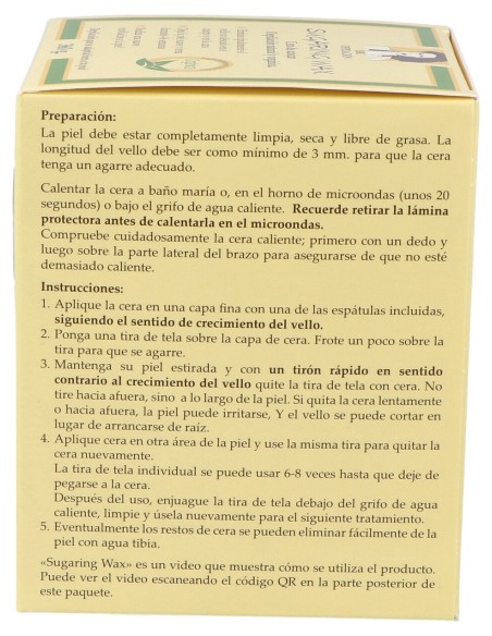 H.B.C. Cera Orgánica Azucarada 360G