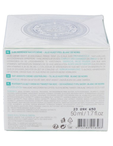 Natura Siberica Crema Facial De Noche Radiance...