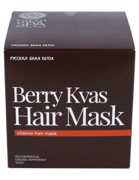 Natura Siberica Mascarilla Capilar Berry Kvas Vitaminas 400Ml