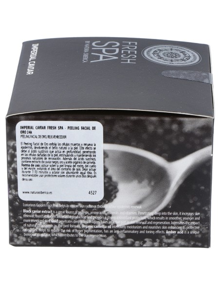 Natura Siberica Imperial Caviar Fresh Spa - Peeling Facial De Oro 24K, Rejuvenecedor 50 Ml