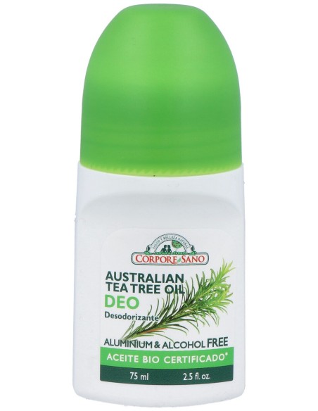Corpore Sano Desodorante Aceite Árbol De Té Roll-On 75Ml