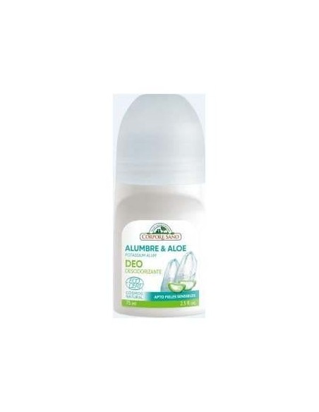 Desodorante Mineral Aloe Roll-On 75Ml. Ecocert