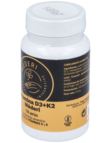 Mederi Vitamina D3 + K2 120 Perlas