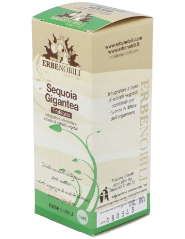 Sequoia - Secuoya Yema Macerado Glicerinado 50Ml