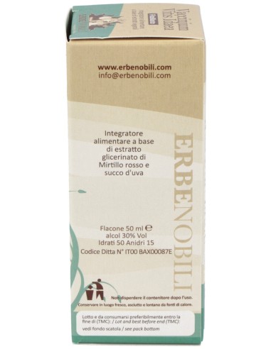 Arándano Rojo Yema Macerado Glicerinado 50Ml