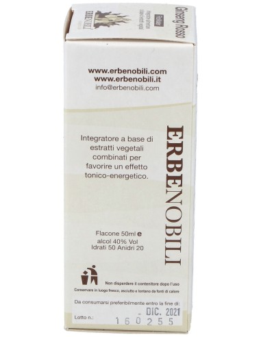 Ginseng Rojo Ginseng Rosso Extracto Fitomater 50Ml