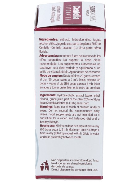 Centella Asiática Centella Extracto Fitomater 50Ml