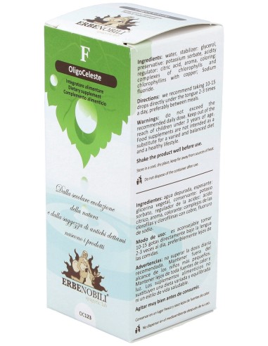 Oligoceleste F (Fluor) Oligoelemento 50Ml