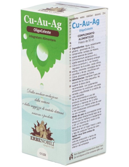Oligoceleste Cu/Au/Ag 50Ml