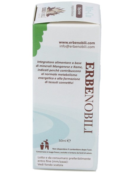 Oligoceleste Mn/Cu (Manganeso/Cobre) Oligoelemento 50Ml