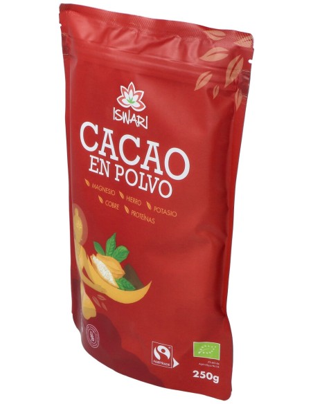 Iswari Cacao En Polvo Crudo 250G Bio