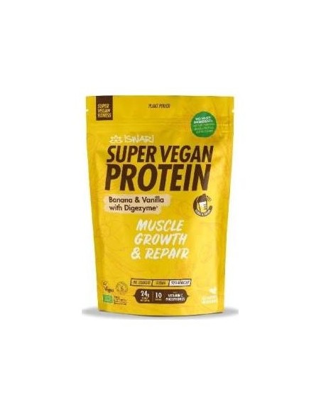 Iswari Super Vegan Fitness Proteína Banana Vainilla 350G