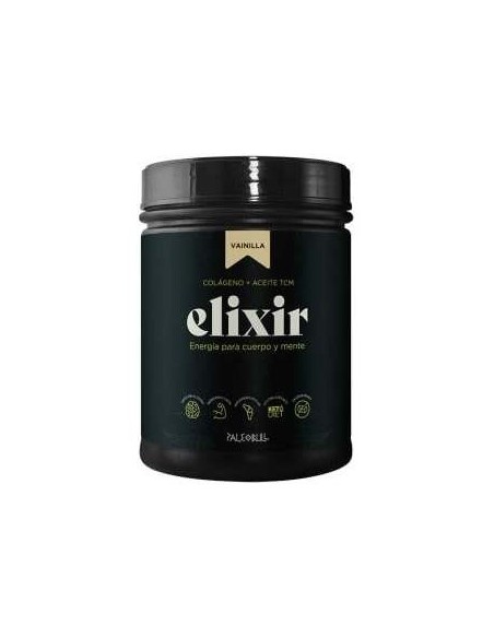 Paleobull Elixir Colageno+Aceitetcm Vainilla 450Gr
