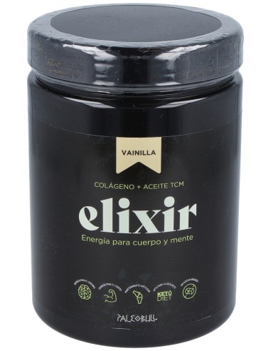 Paleobull Elixir Colageno+Aceitetcm Vainilla 450Gr