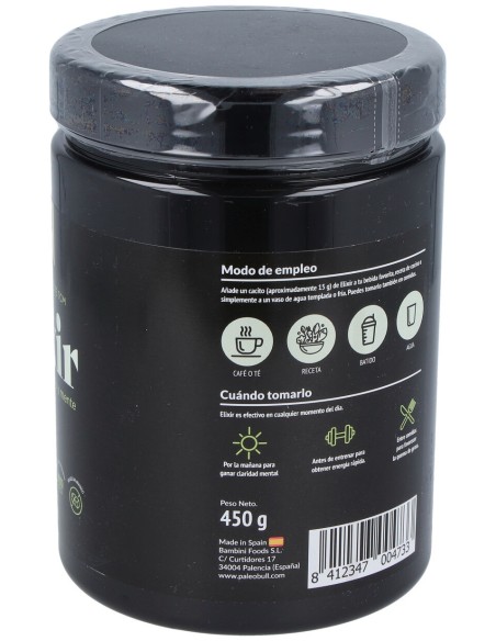 Paleobull Elixir Colageno+Aceitetcm Vainilla 450Gr