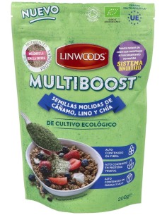 Semillas De Cañamo Molidas Lino Y Chia 200Gr. Bio