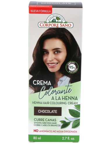 Corpore Sano Crema Colorante Cabello Chocolate...