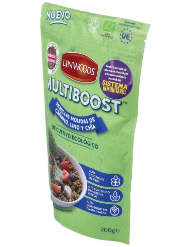 Semillas De Cañamo Molidas Lino Y Chia 200Gr. Bio