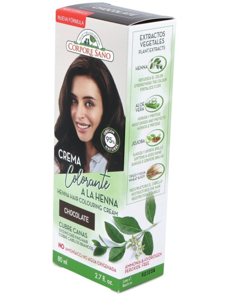 Corpore Sano Crema Colorante Cabello Chocolate 80Ml